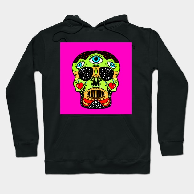 Candy skull 3 Hoodie by fakeface